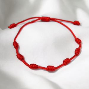 Pulsera Roja 7 nudos de Protección
